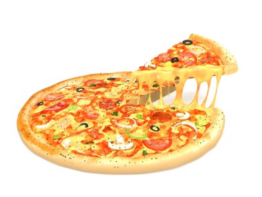 Büyük lezzetli pizza