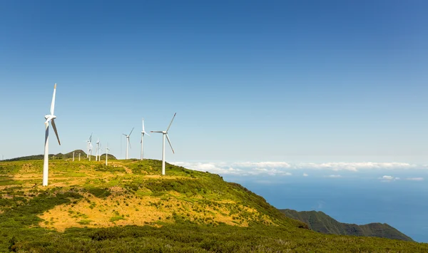 Windmills in the mountains — Stock Photo, Image