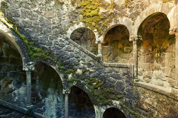 Ancient outdoor corridor — Stock Photo, Image