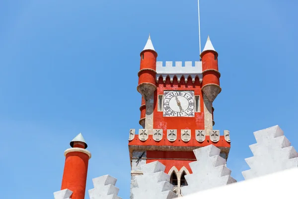 Red castle tower — Stock Photo, Image