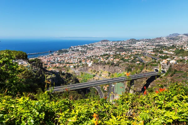 Hermosa ciudad costera en Portugal — Foto de Stock