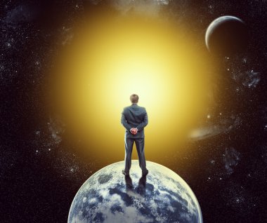 Uzayda gezegende işadamı