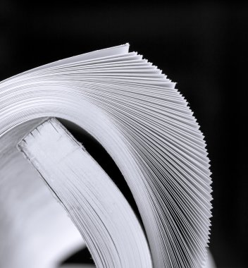 Katalog kağıtları yakın çekim