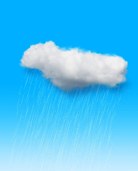Moln med regn bakgrund — Stockfoto