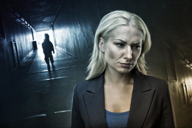 Sinirli depresyonda işkadını