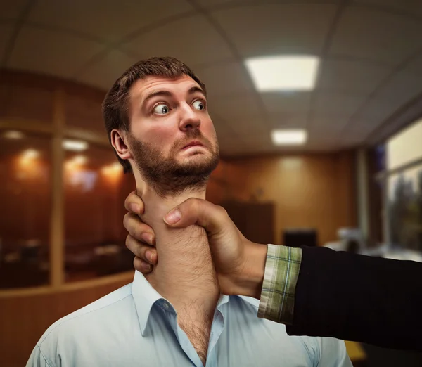 Businessman with long neck — Stock Photo © Nomadsoul1 93164202