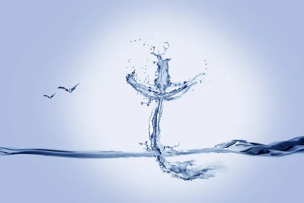 Golgota, çapraz ve kuşlar