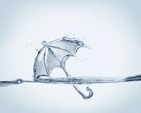 Water Umbrella Floating — Stock Photo, Image