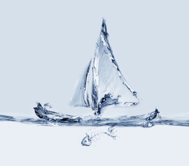 Fishbone ile yelkenli tekne