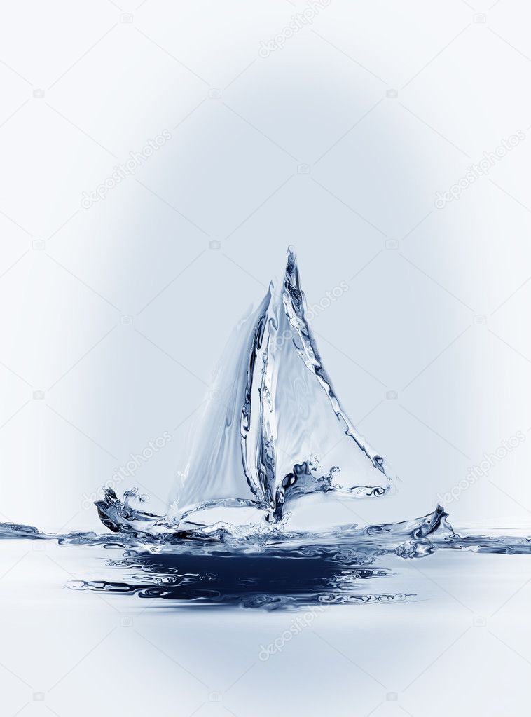 Sailing Boat Vertical