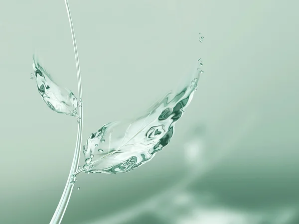 Groene blad van Water — Stockfoto