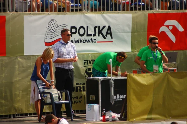 Olsztyn, Polonya - Ağustos 25-30: FIVB World Tour - Grand Slam Olsztyn, Polonya