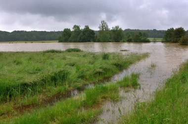 inondation bir alanda