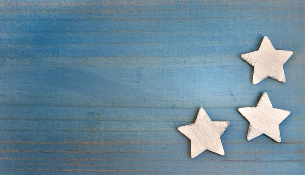 Stars on blue board — Stock Photo, Image