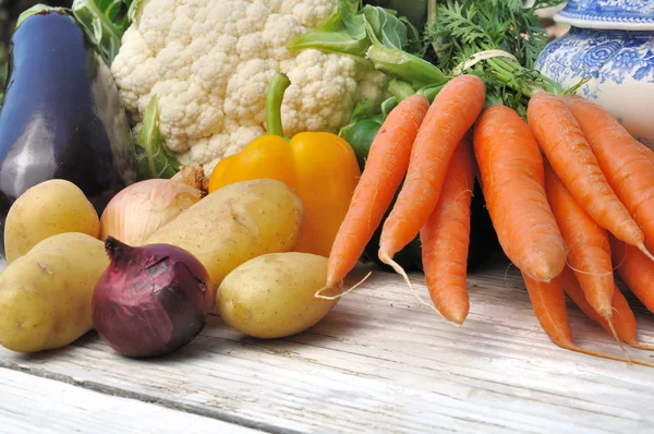 Gemüse für die Suppe mischen — Stockfoto