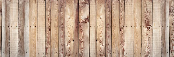 Stare Surowe Deski Jodle Przybite Tworzące Panoramiczne Drewniane Tło — Zdjęcie stockowe