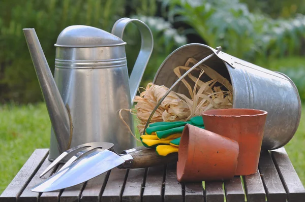 Herramientas de jardinería — Foto de Stock