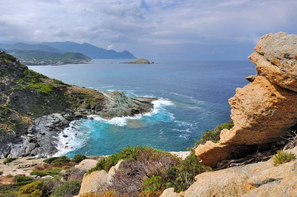 Wilde Küste - Korsika — Stockfoto