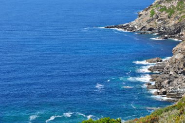 cap corse kıyısında 