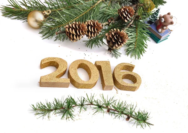 Nuevo año 2016 — Foto de Stock