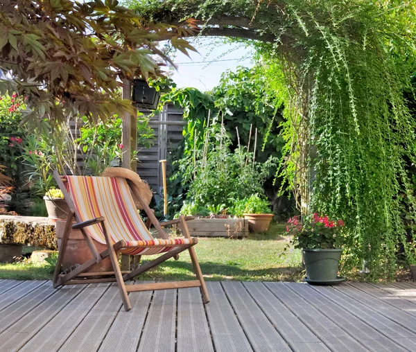 Terraço para relaxamento — Fotografia de Stock