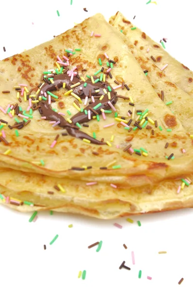 Festive french pancakes — Stock Photo, Image