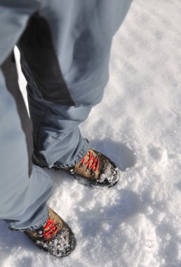 Uzun yürüyüşe çıkan kimse'nın Ayakkabı