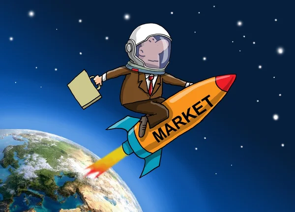 Başarı için uçan işadamı