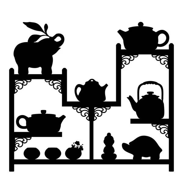 Чайники колекція 2 — стоковий вектор