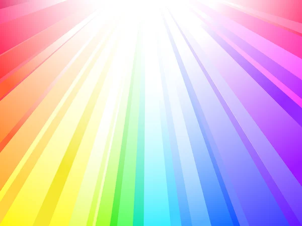 日光 (虹の背景) — ストックベクタ