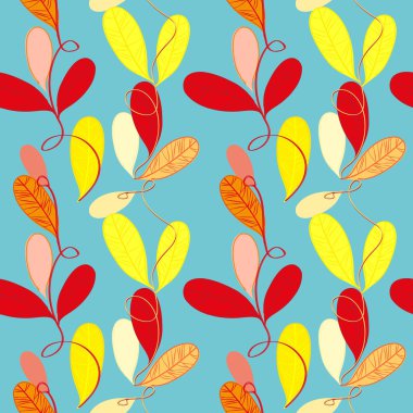 soyut yeşillik Dikişsiz desen arka plan