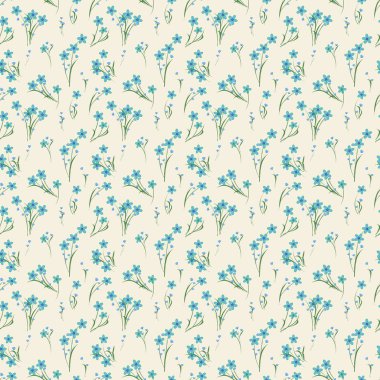 Soyut çiçek pürüzsüz desen arkaplanı