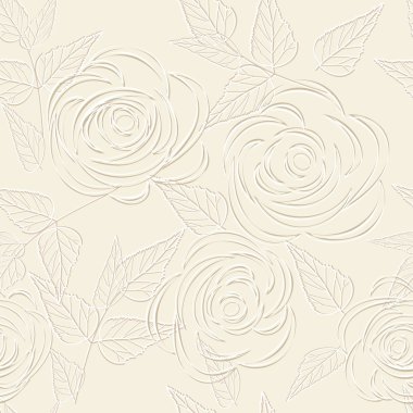 Soyut çiçek pürüzsüz desen arkaplanı