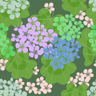 Soyut çiçek pürüzsüz desen arkaplanı