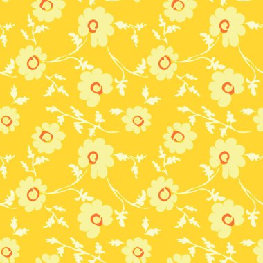 Soyut çiçek pürüzsüz desen arkaplanı