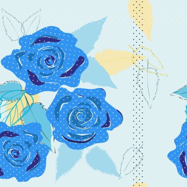 Soyut çiçek pürüzsüz desen arkaplanı