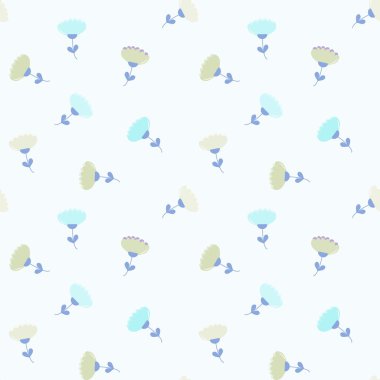 Soyut çiçek pürüzsüz desen arkaplanı