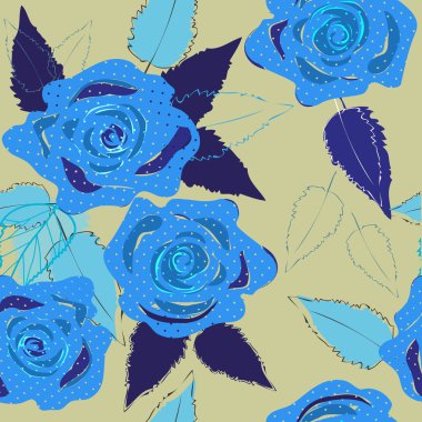 Soyut çiçek pürüzsüz desen arkaplanı