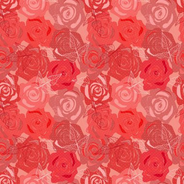 Soyut çiçek pürüzsüz desen arkaplanı