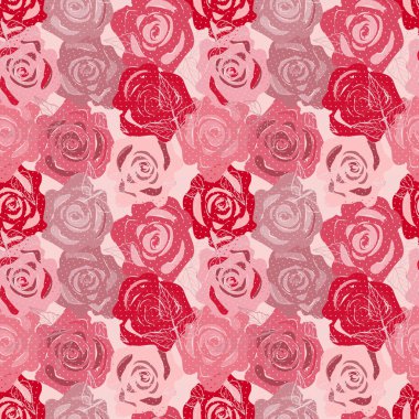 Soyut çiçek pürüzsüz desen arkaplanı