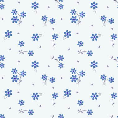 Soyut çiçek pürüzsüz desen arkaplanı