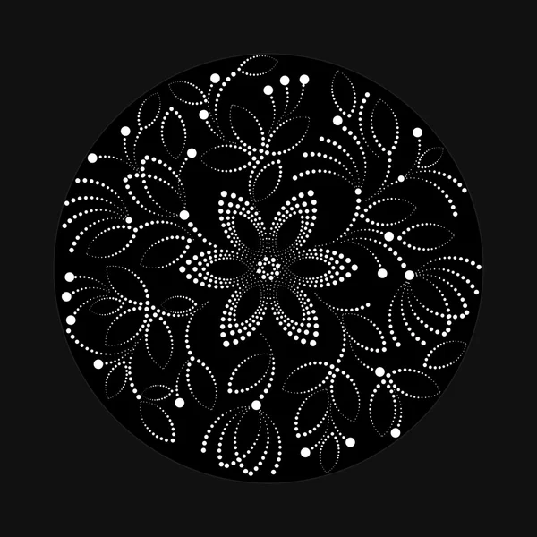 Fondo de flores abstracto — Vector de stock