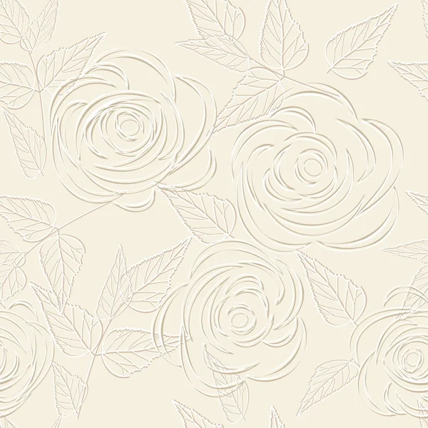 Fondo de patrón sin costura flor abstracta — Vector de stock