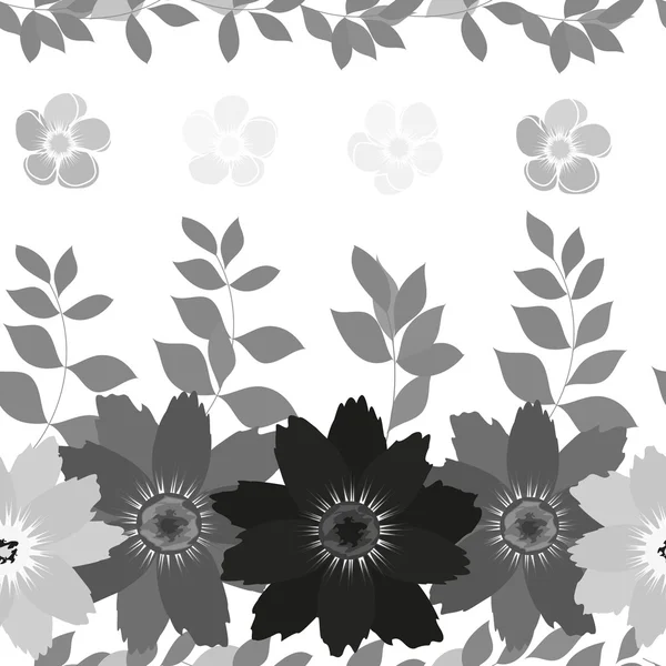 Abstract flower seamless pattern background — Stock Vector