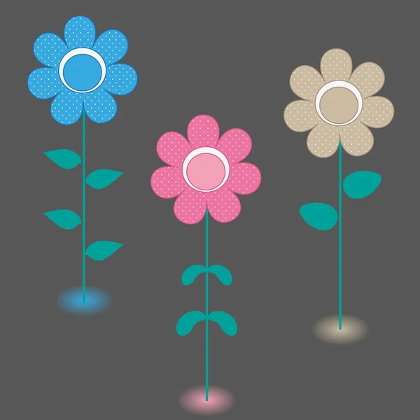 Fond floral abstrait — Image vectorielle