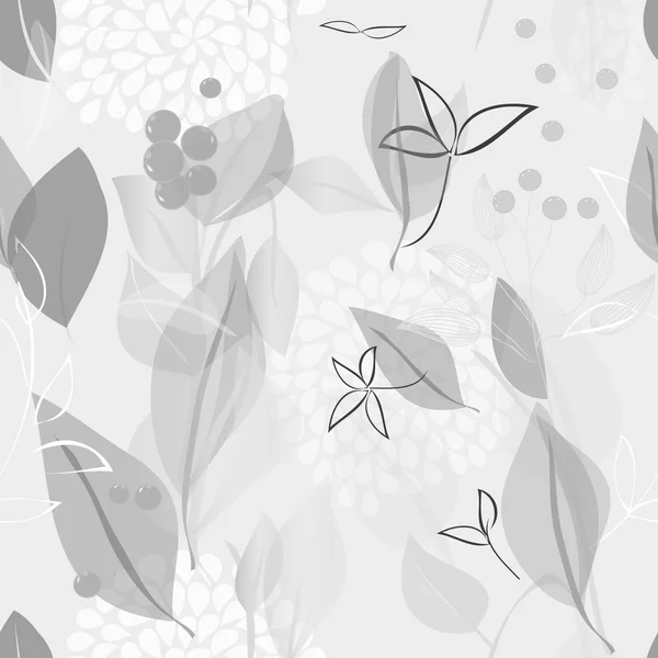 Абстрактная листва бесшовный фон картины — стоковый вектор