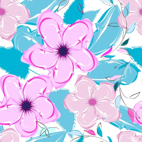 Soyut çiçek pürüzsüz desen arkaplanı