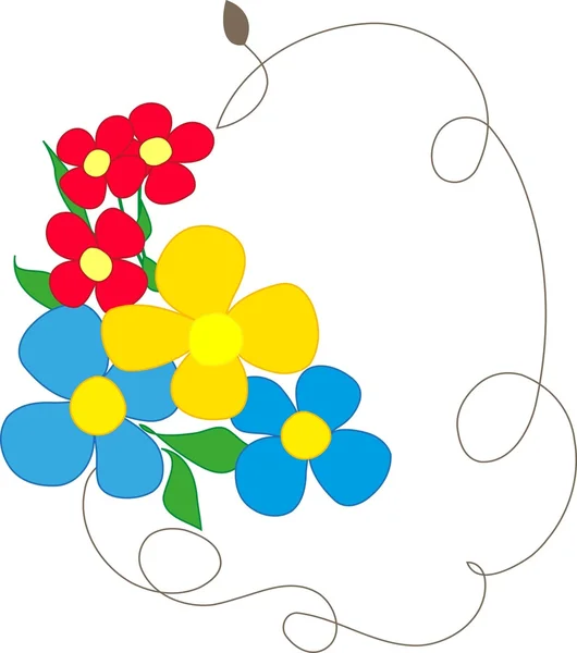 Stilvolle Blume Hintergründe — Stockvektor