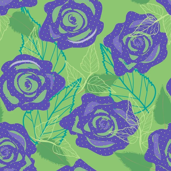 Fondo de patrón sin costura flor abstracta — Vector de stock