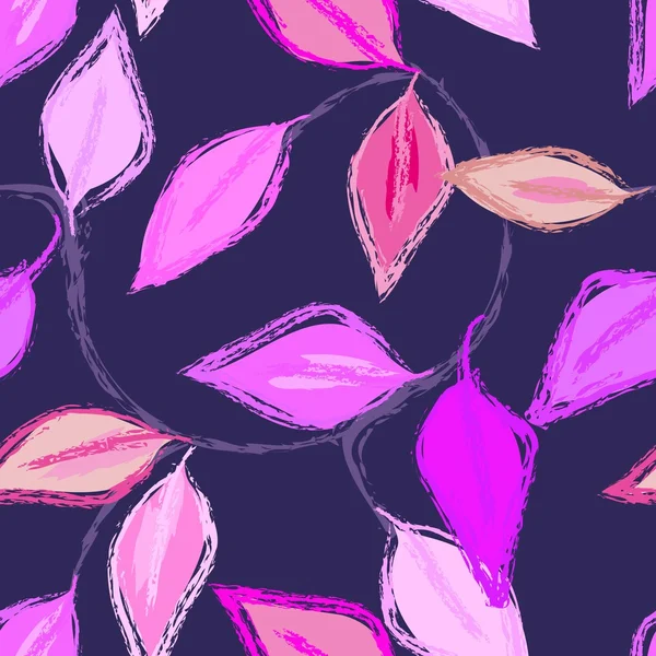 Fondo de patrón sin costura floral abstracto — Archivo Imágenes Vectoriales